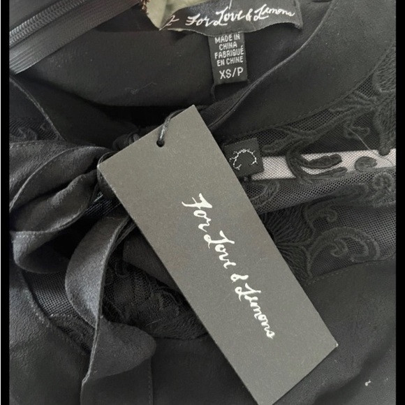 🍋NWT For Love & Lemons Ellery Black
Mini Dress Size XS - Picture 9 of 9